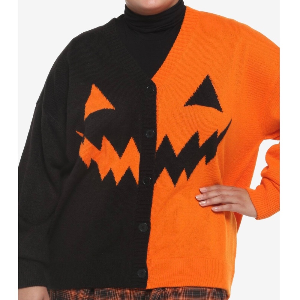 Pumpkin cardigan 2X